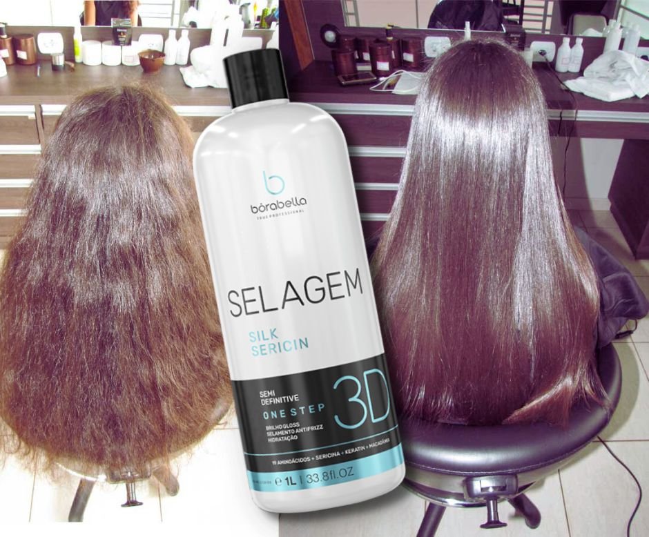 Borabella Selagem 3D Semi Definitiva – Transforme Seu Cabelo com Brilho e Suavidade