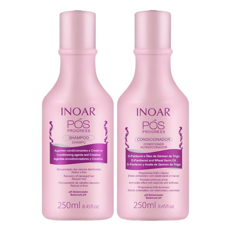 Melhor Shampoo Pós Progressiva 2025: Guia Completo e Ranking 40 Inoar Kit Duo Pós Progressiva Shampoo e Condicionador
