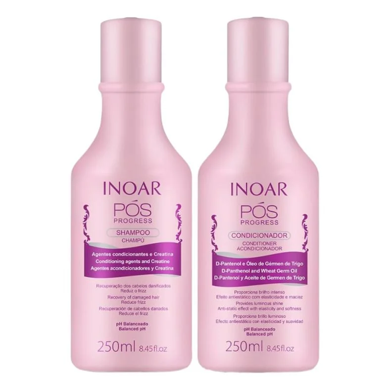 Melhor Shampoo Pós Progressiva 2025: Guia Completo e Ranking 40 Inoar Kit Duo Pos Progressiva Shampoo e Condicionador